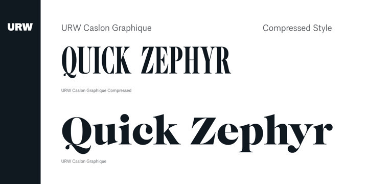 URW Caslon Graphique Serif Font