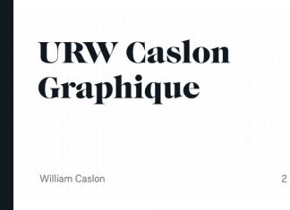 URW Caslon Graphique Serif Font