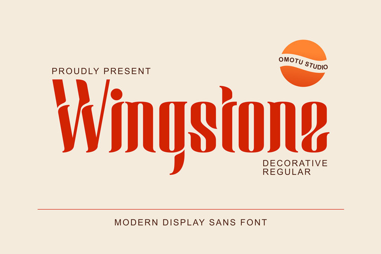 Wingstone Display Font