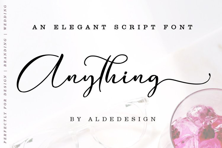 Anything Calligraphy Typeface