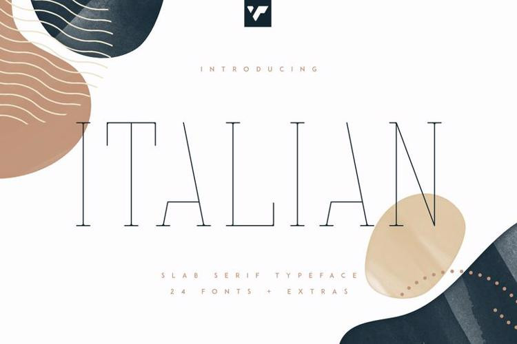 ITALIAN Slab Serif Font