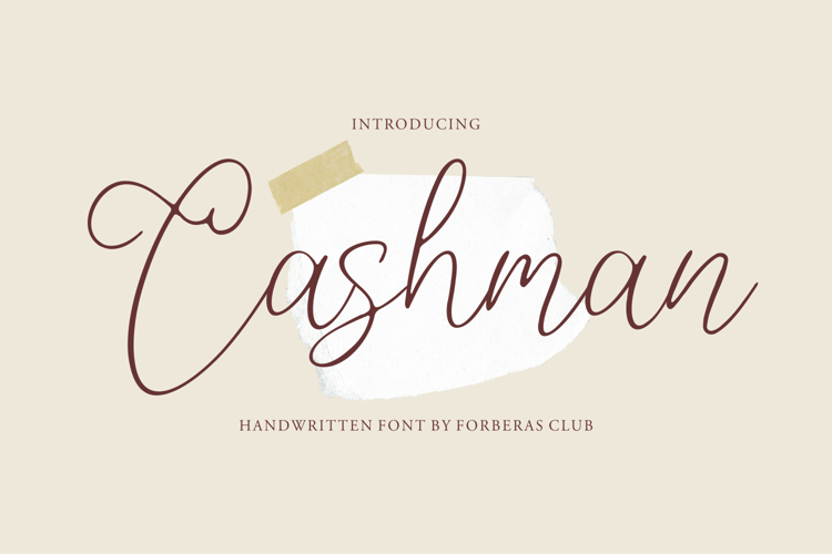 Cashman Script Font