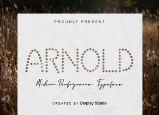 Arnold Display Font