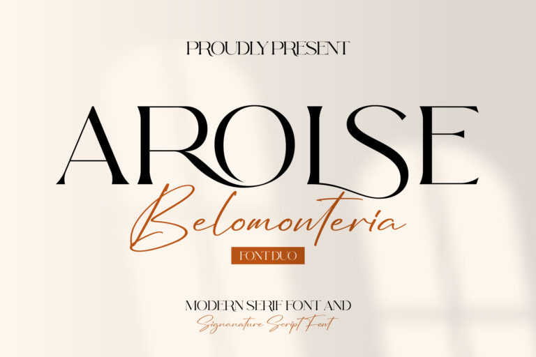 Arolse Belmonteria Font Duo