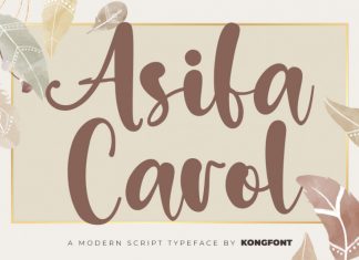 Asifa Carol Script Font