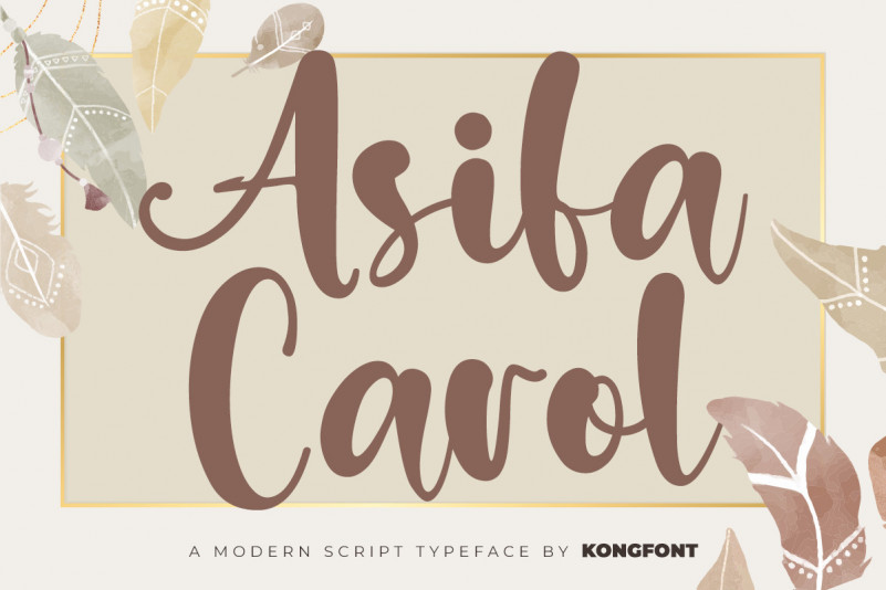 Asifa Carol Script Font