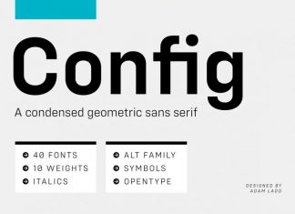 Config Sans Serif Font