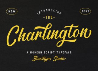 Charlington Calligraphy Font