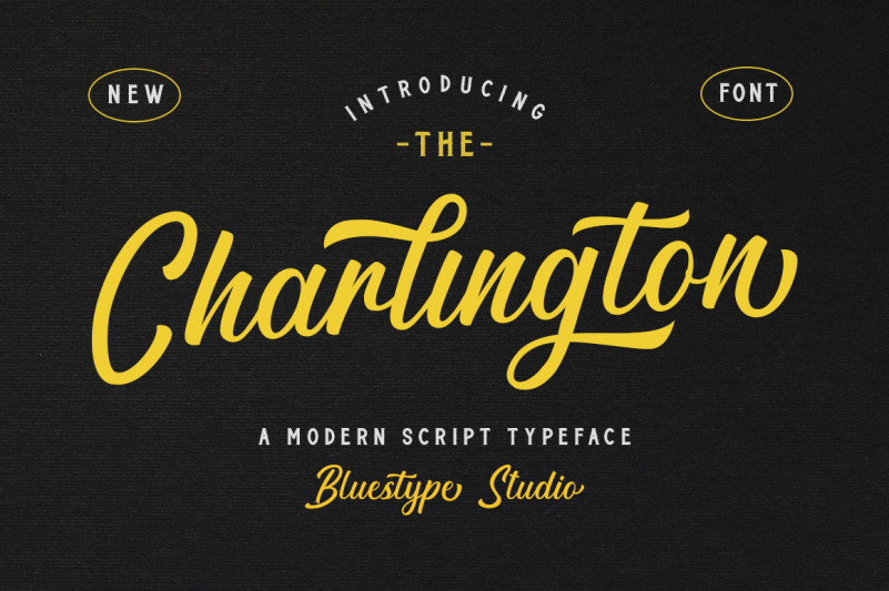 Charlington Calligraphy Font