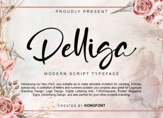 Delliga Script Font