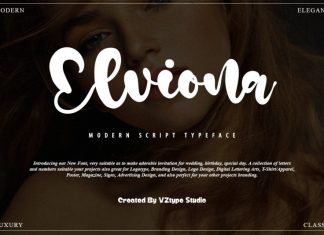 Elviona Script Font