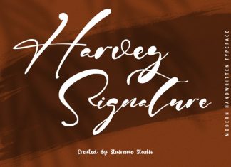 Harvey Signature Script Font