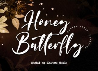 Honey Butterfly Script Font
