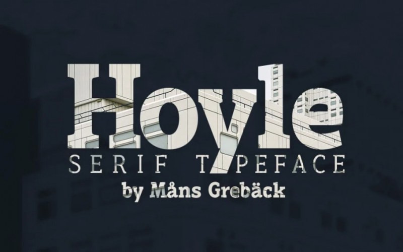 Hoyle Slab Serif Font