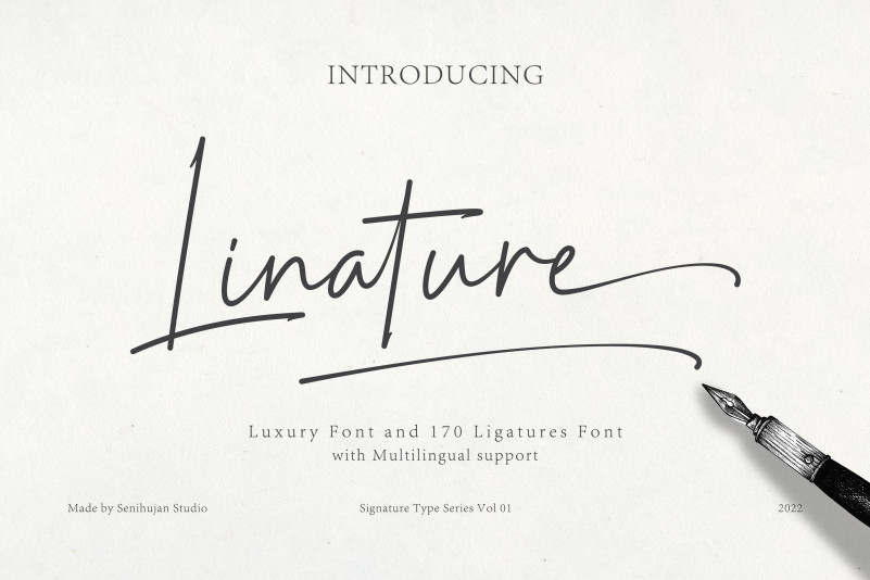 Linature Handwritten Font