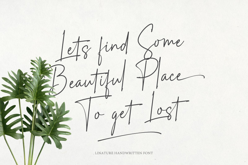 Linature Handwritten Font