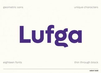 Lufga Sans Serif Font