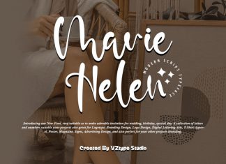 Marie Helen Script Font
