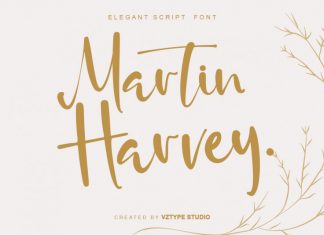 Martin Harvey Script Font