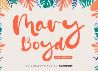 Mary Boyd Script Font