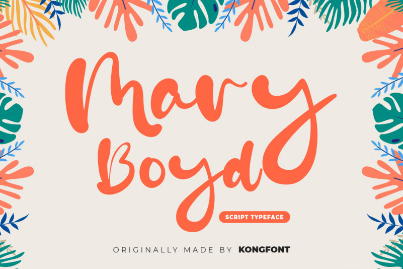 Mary Boyd Script Font