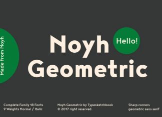 Noyh Geometric Sans Serif Font