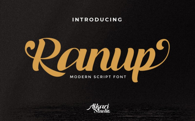 Ranup Script Font