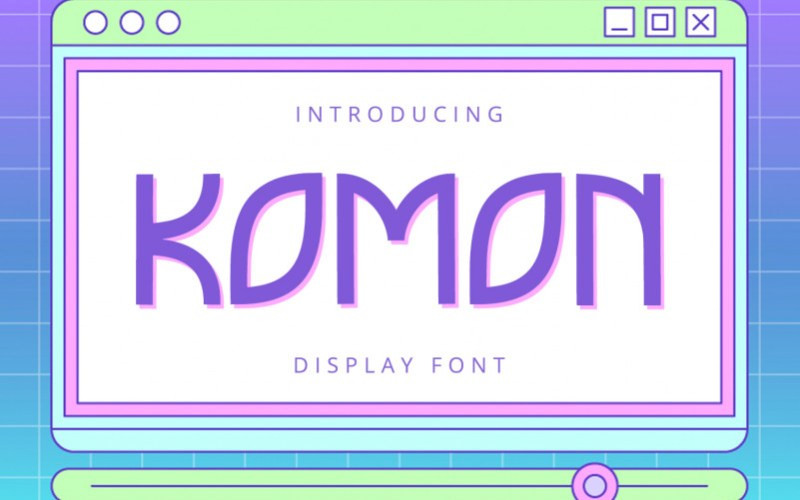 Komon Display Font