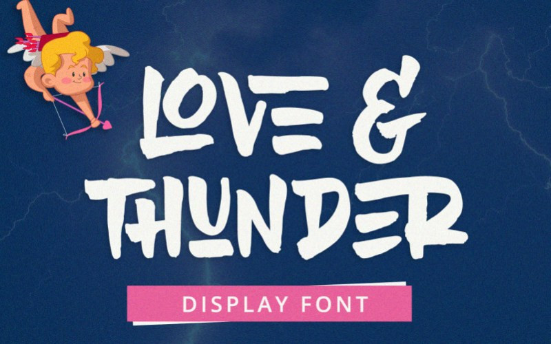 Love & Thunder Display Font