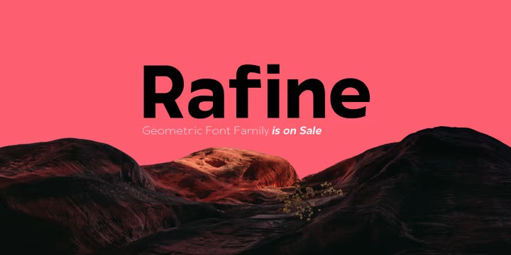Rafine Sans Serif Font