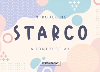Starco Display Font