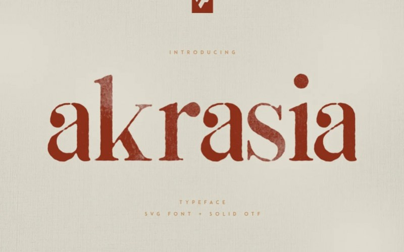 Akrasia Serif Font