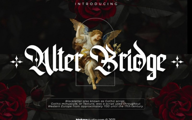 Alter Bridge Blackletter Font