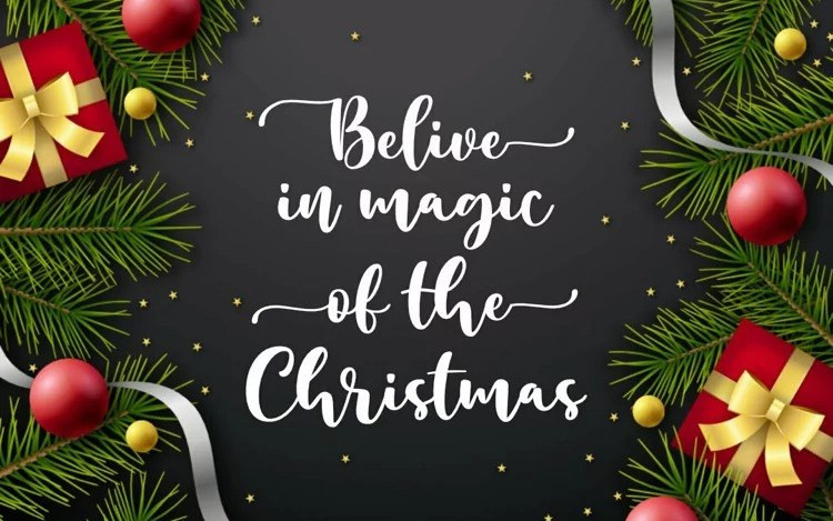 Amazing Christmas Calligraphy Font