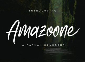 Amazoone Script Font
