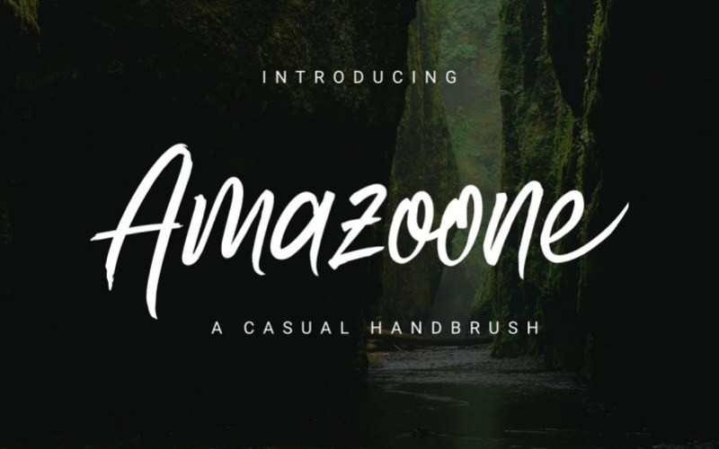 Amazoone Script Font