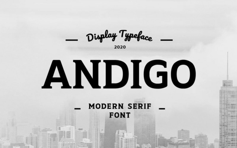 Andigo Serif Font