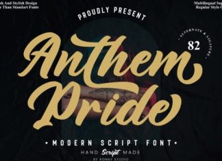 Anthem Pride Script Font