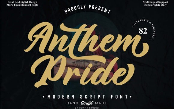 Anthem Pride Script Font