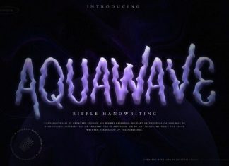 Aquawave Display Font