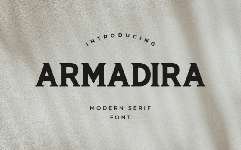 ARMADIRA Display Font