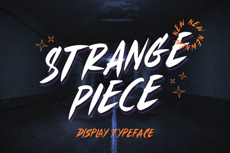 Strange Piece Script Font