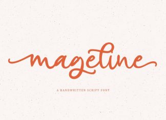 Mageline Script Font