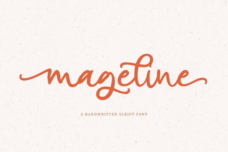 Mageline Script Font