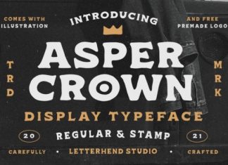 Asper Crown Display Font