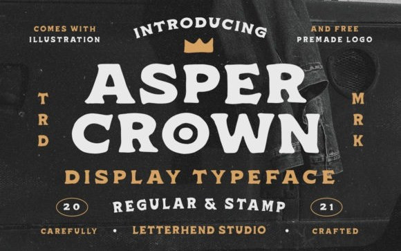 Asper Crown Display Font