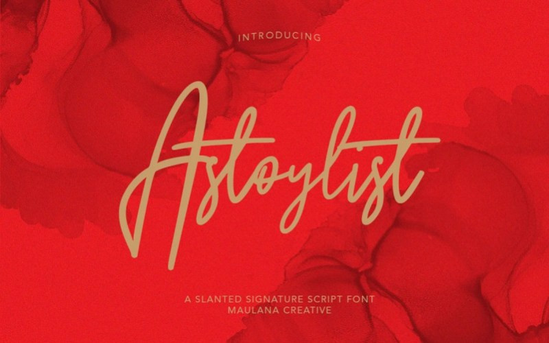 Astoylist Handwritten Font