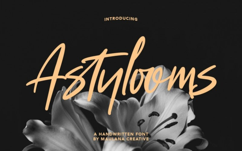 Astylooms Script Font