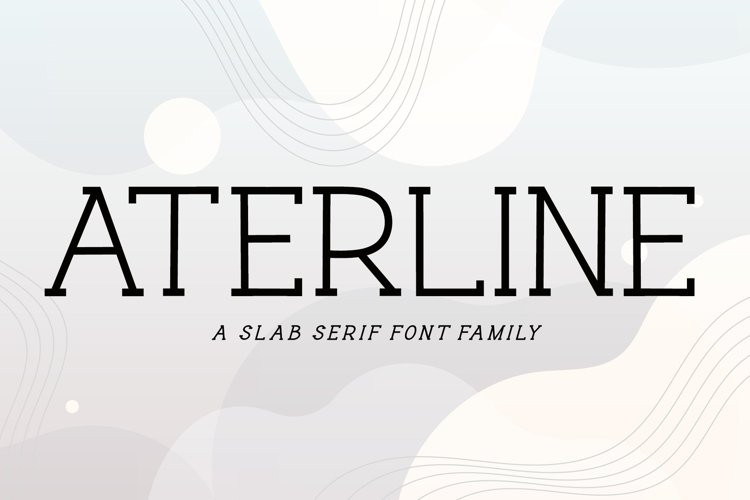 Aterline Slab Serif Font