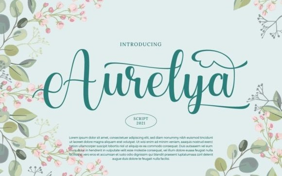 Aurelya Script Font